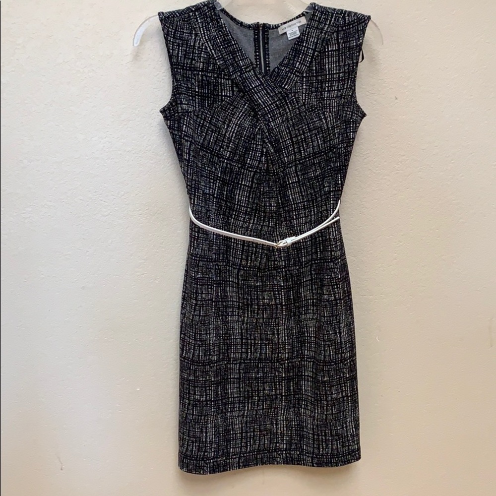 Black and white Liz Claiborne sheath